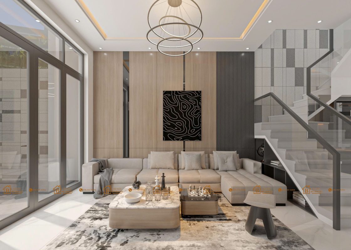 Phòng khách hiện đại tại Cần Thơ